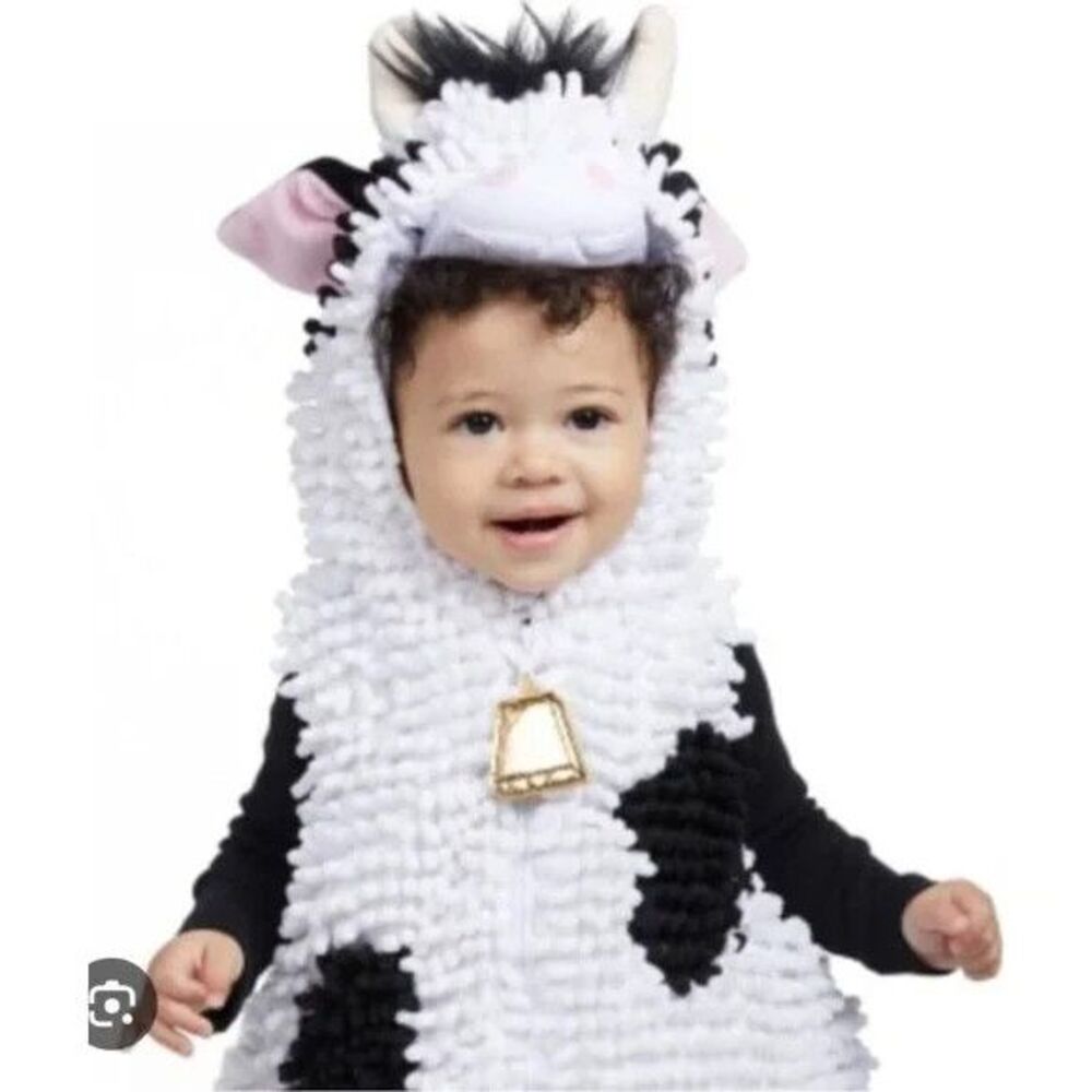 Going Wild Baby Hooded Vest Cow Halloween Costume  Infant Size 12 mo  Photos
